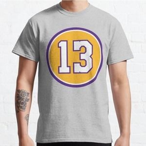 Wilt Chamberlain Number Circle T-shirt
